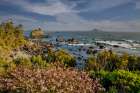 USA, California, Crescent City. Seastack along coastline Art Print